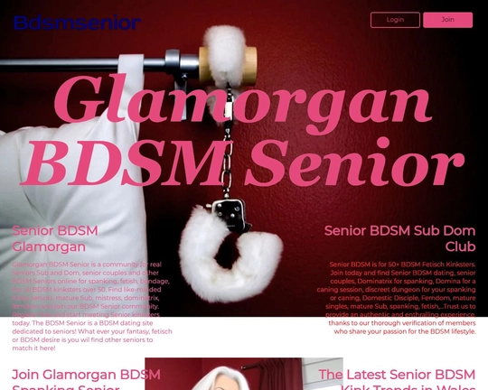 Senior BDSM Glamorgan Logo